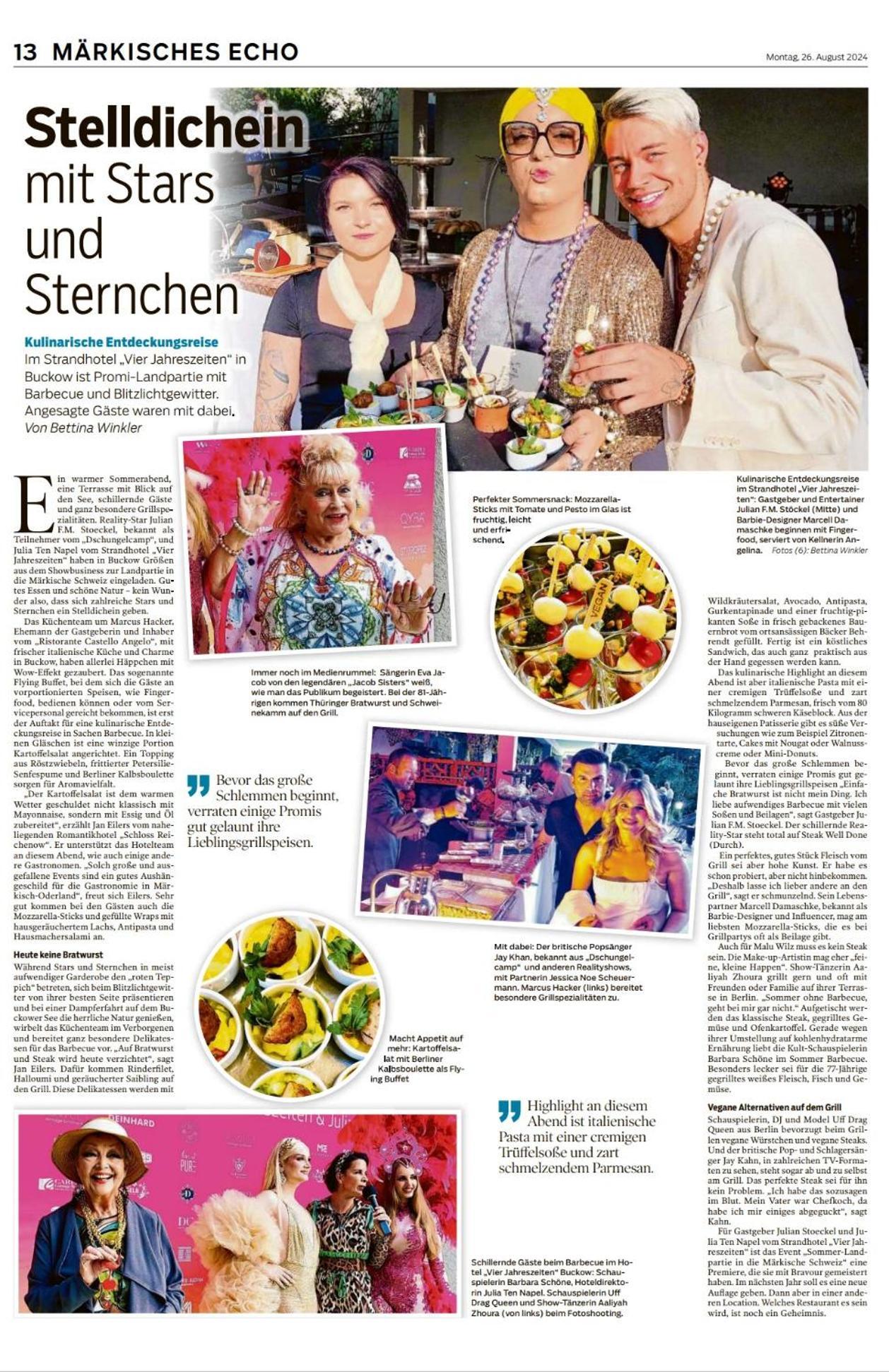 Strandhotel Vier Jahreszeiten 布科 外观 照片